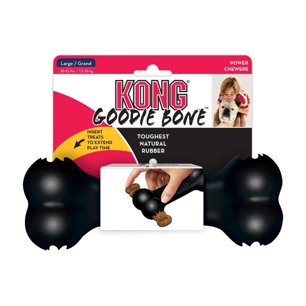 KONG Extreme Rubber Dog Toy, Black, Small