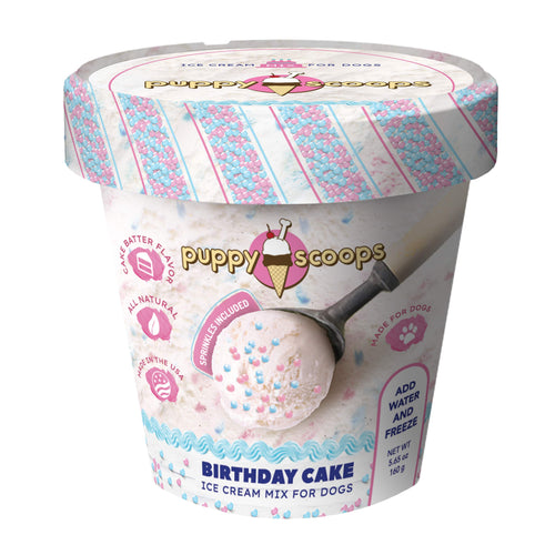 Puppy Scoops Ice Cream Mix - Birthday Cake with Pupfetti Sprinkles