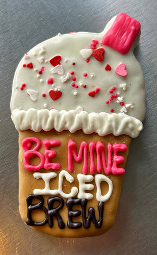 Be Mine Iced coffee brew dog treats