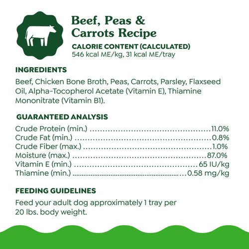 Greenies Smart Topper Wet Mix-In for Dogs, Beef, Peas & Carrots Recipe