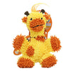 Mighty Jr Microfiber Ball Giraffe, Durable, Squeaky Dog Toy