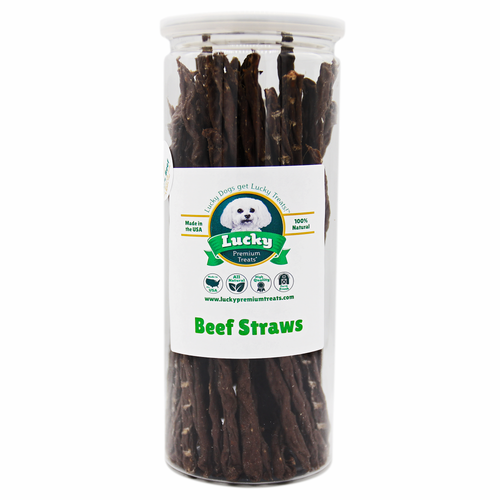 BEEF STRAWS: 5 oz. Jar