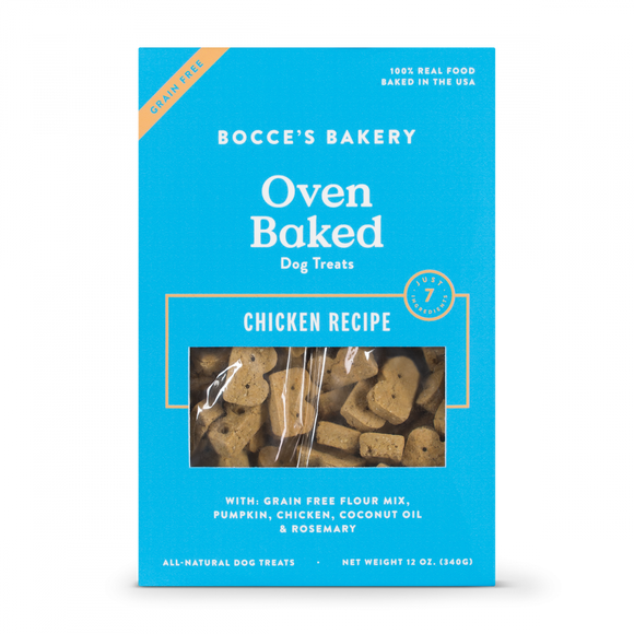 Bocce's Bakery Grain Free Chicken Dog Biscuits