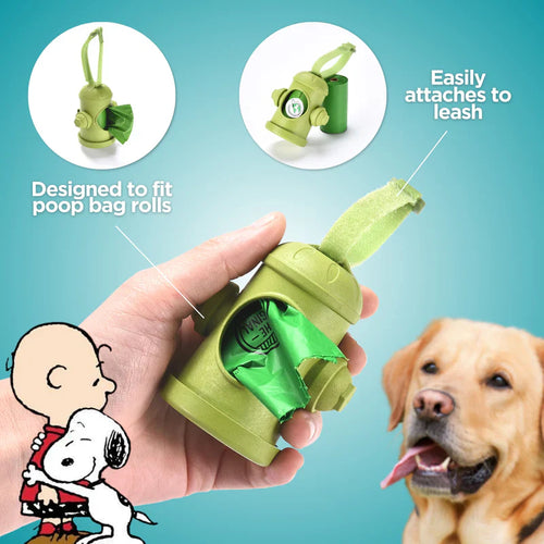 The Original Poop Bags Hydrant Dispenser + Leash Roll Poop Bags