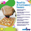 SodaPup Honeycomb Design Emat Enrichment Lick Mat