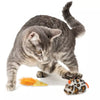 Petlinks® Instincts Mouse 'N Mate™ Refillable Mouse Cat Toy and Feathered Cheese Cat Toy with Bonus Tube of HappyNip™ Silvervine & Catnip