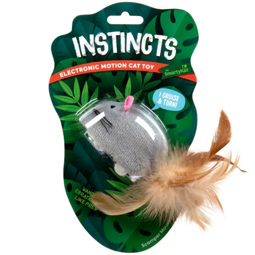 SmartyKat Instincts Scamper Mouse™ Electronic Motion Cat Toy