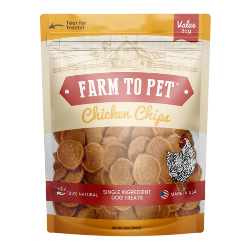 Chicken Chips Dog Treats: 4oz