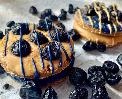 Blueberry Buckle Bites dog treats