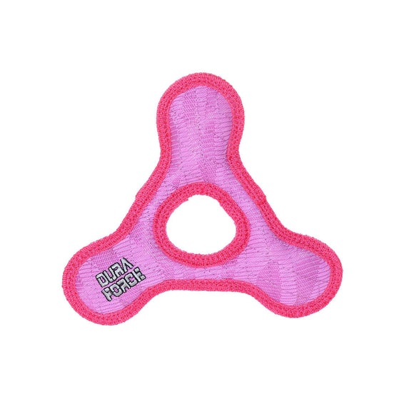 DuraForce JR Triangle Ring - Pink, Durable, Squeaky Dog Toy