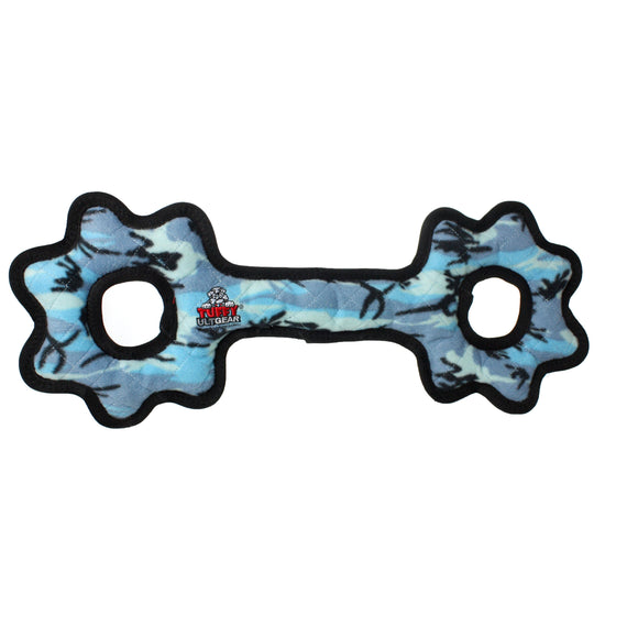 Tuffy Ultimate Tug-O-Gear - Camo Blue, Squeaky Dog Toy