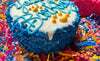 Yappy Barkday Sprinkle Cake dog treats: 3/pink 3/blue / Mini / Happy Bday