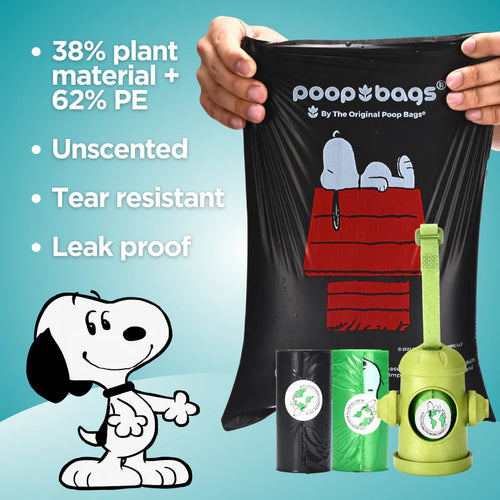 The Original Poop Bags Hydrant Dispenser + Leash Roll Poop Bags