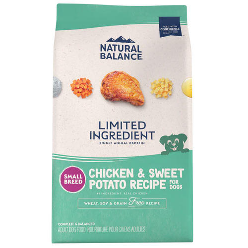 Natural Balance Limited Ingredient  Grain Free Chicken & Sweet Potato Small Breed Recipe Dry Dog Food (12 Lb)