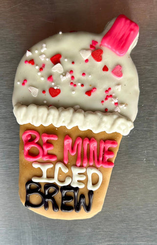 Be Mine Iced coffee brew dog treats