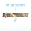 Icelandic+ Hand Wrapped Cod Skin Long Chew Stick Dog Treats