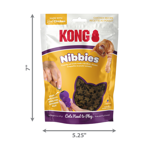 KONG Nibbies Cat Chicken Cat Treats (2 oz)