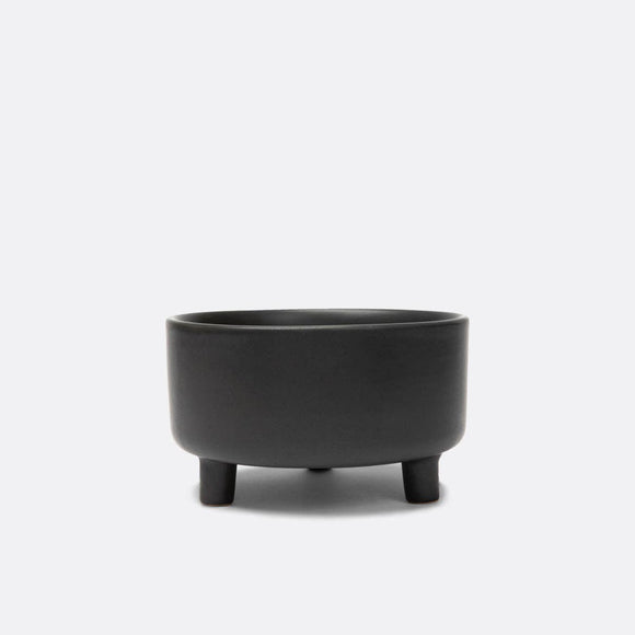 Uplift Bowl Ceramic Dog Bowl: Black / L