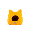 Whimsical Cat Ear Cave Bed - Fire Orange: Regular