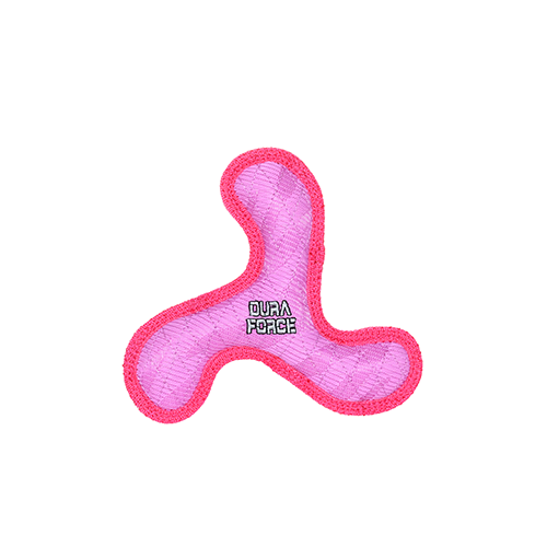 DuraForce® Jr. Boomerang Pink Dog Toy (Pink)