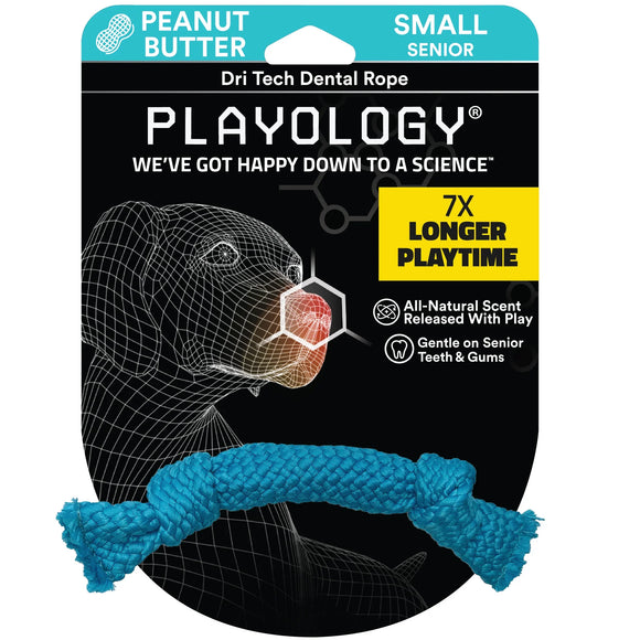Playology Dri-Tech Dental Rope Dog Toy