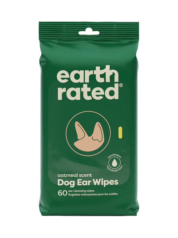 Earth Rated Dog Ear Wipes (60 Count)