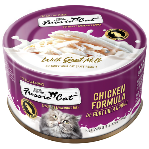 Fussie Cat Chicken Formula in Goat Milk Gravy Cat Food