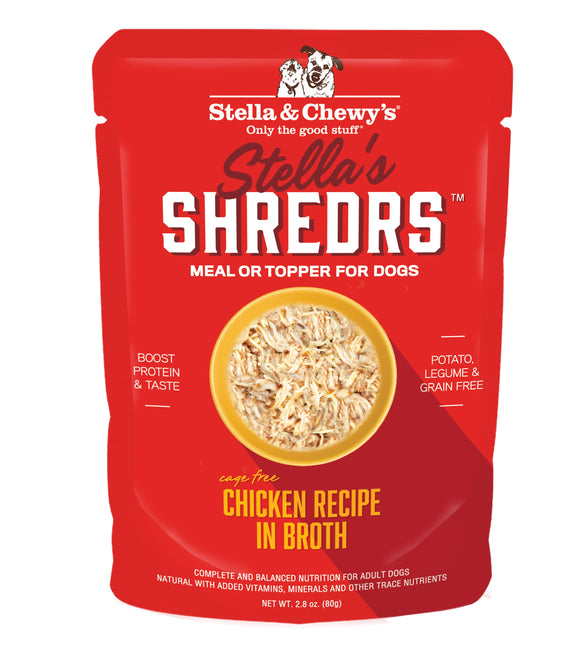 Stella & Chewy's Stella’s Shredrs Cage Free Chicken Recipe in Broth