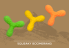 Hound2O Squeaky Boomerang Dog Toy