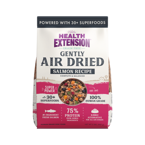 Health Extension Gently Air Dried Complete Salmon Recipe Dog Food