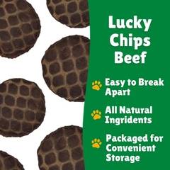 Lucky Chips Beef Dog Treats (3 oz)