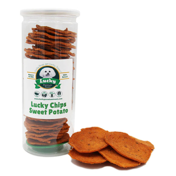 Lucky Chips Sweet Potato Dog Treats