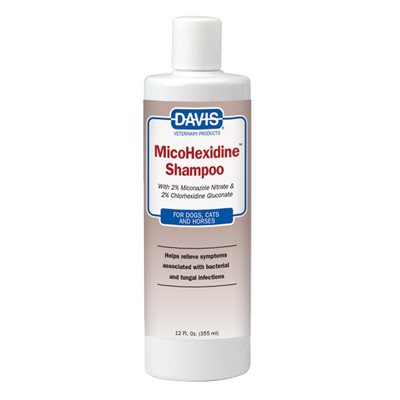 DAVIS MICOHEXIDINE SHAMPOO, 12 OZ.