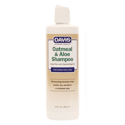 DAVIS OATMEAL & ALOE SHAMPOO, 12 OZ.