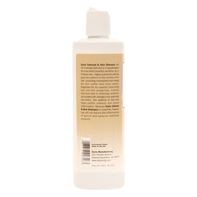 DAVIS OATMEAL & ALOE SHAMPOO, 12 OZ.