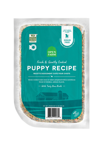 Open Farm Puppy Gently Cooked Recipe Frozen Dog Food