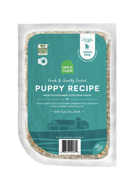 Open Farm Puppy Gently Cooked Recipe Frozen Dog Food