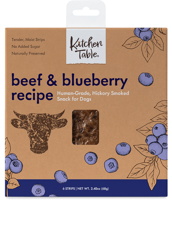 Kitchen Table Beef & Blueberry Recipe (2.4oz 6 Pk)