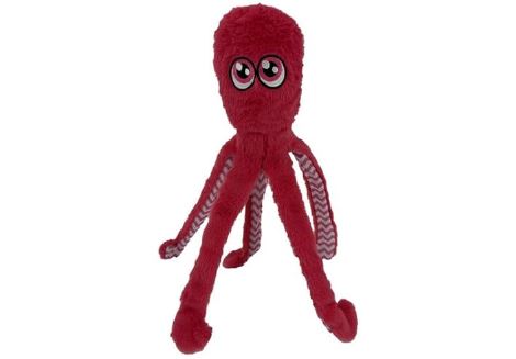 PetLou Octopus Dog Toy - Hot Pink (16