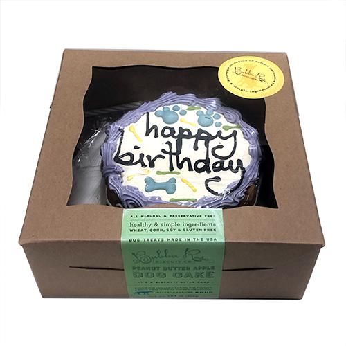 Bubba Rose Biscuit Purple Birthday Cake for Dogs (Shelf-Stable)