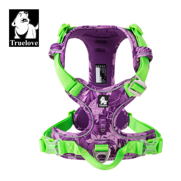 Truelove Nylon Reflective Camouflage Pet Harness