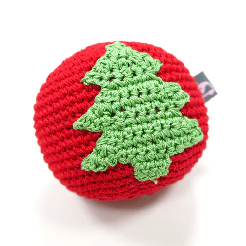 Dogo Pet Christmas Tree Ball Crochet Dog Toy (3)