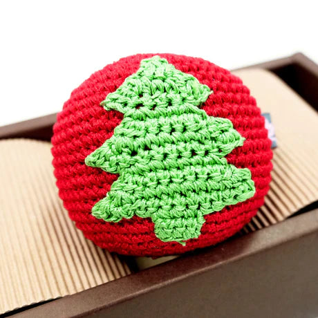 Dogo Pet Christmas Tree Ball Crochet Dog Toy (3)