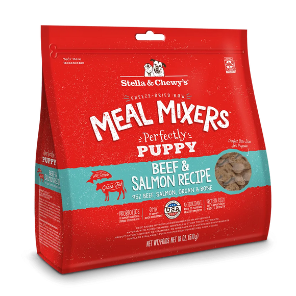 Stella & Chewy's Perfectly Puppy Beef & Salmon Meal Mixers (3.5 oz)