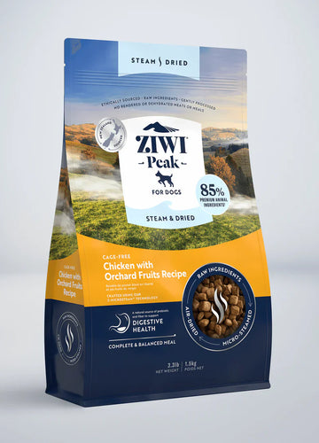 Ziwi Peak Steam & Dried Chicken with Orchard Fruits Recipe Dog Food