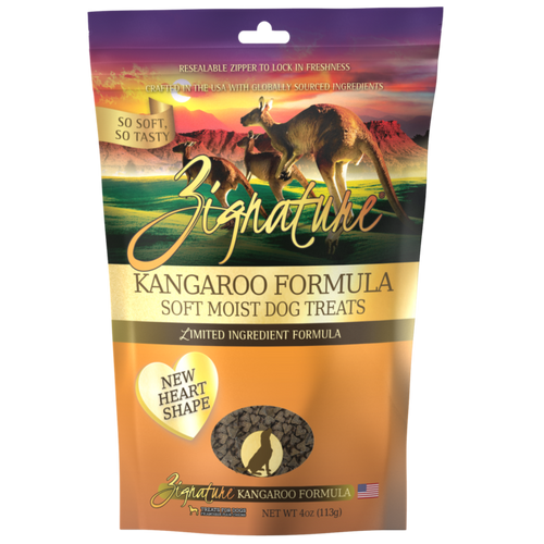 Zignature Kangaroo Formula Soft Moist Dog Treats