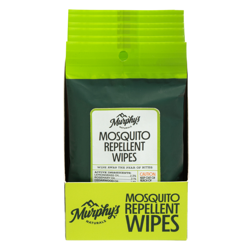 Mosquito Repellent Wipes (10ct) - Display of 6