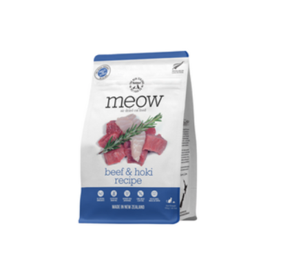 The New Zealand Natural Pet Food Co Meow Air Dried Beef & Hoki Cat Food (3.5oz)