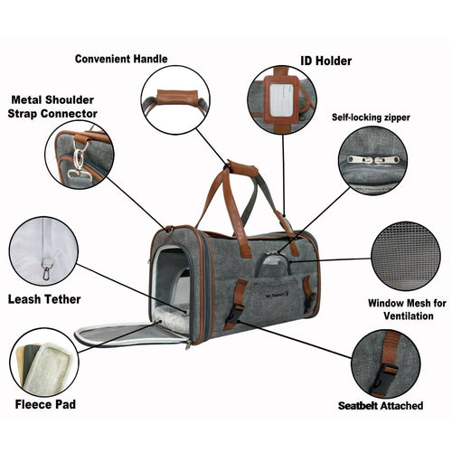 Mr. Peanut's Gold Series Airline Capable Pet Carrier: Rosa