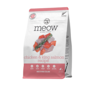 The New Zealand Natural Pet Food Co Meow Air Dried Chicken & King Salmon Cat Food (3.5oz)